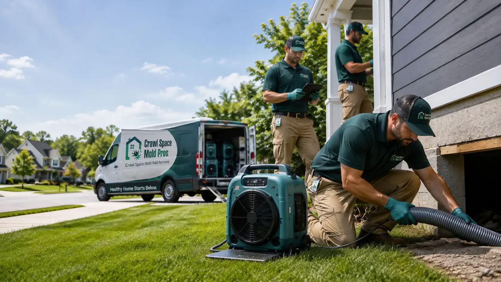 Crawl Space Mold Removal in Gates, NC